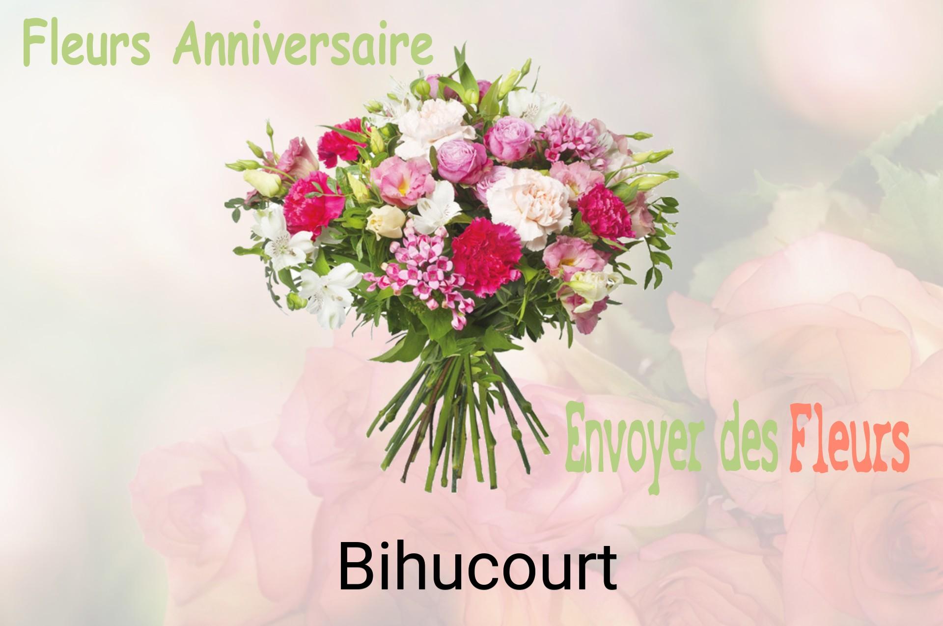 Bouquet de fleurs d’anniversaire livré à Bihucourt